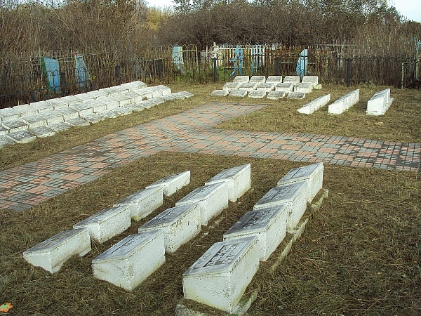 Братские могилы, умерших в госпиталях от ран воинов в годы Великой Отечественной войны 1941-1945 гг. (г. Троицк, Дмитриевское кладбище, юго-западная окраина)