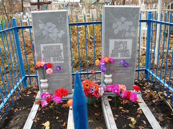 Братская могила участников Великой Отечественной войны 1941-1945 гг., погибших в Юрюзани в госпитале (г. Юрюзань, городское кладбище)