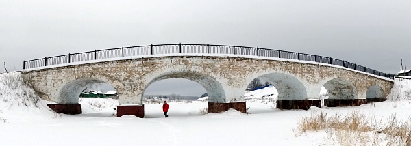 Пятиарочный каменный мост, Каслинский район, село Багаряк