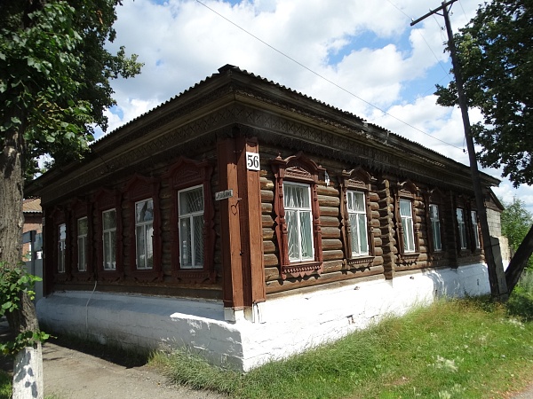 Дом Домрачеева,  Челябинская область, г. Кыштым, ул. Республики, 56