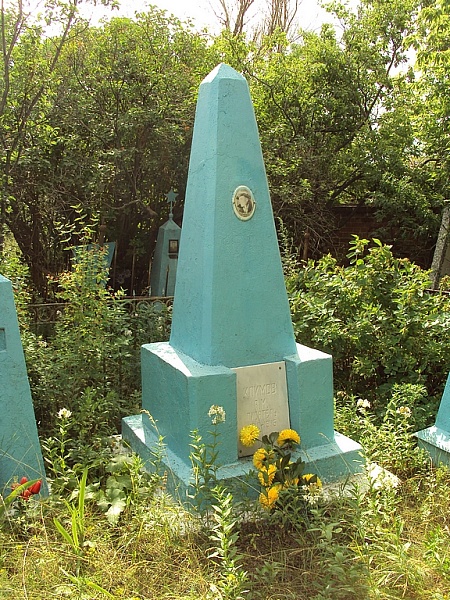 Могила писателя Климова Анатолия Матвеевича (г. Троицк, Дмитриевское кладбище, южный участок)